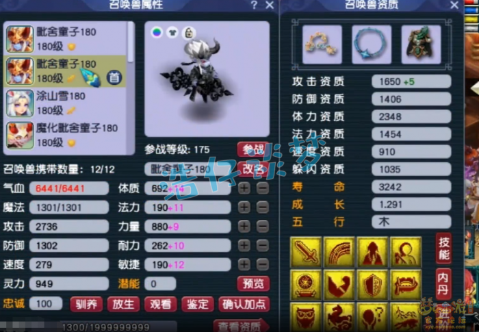 梦幻西游服战五庄观面板展示10