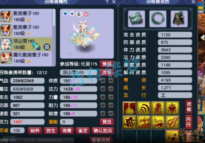 梦幻西游服战五庄观面板展示11