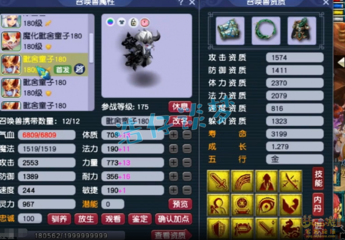 梦幻西游服战五庄观面板展示13