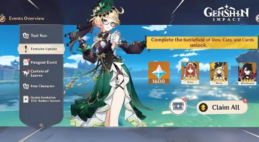 原神4.8版本什么时候开始3