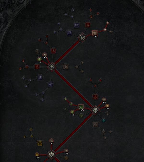 暗黑4S11多重骨刺死灵法师BD推荐8