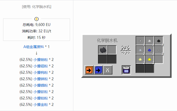 我的世界格雷科技社区版小撮粉合成表大全2