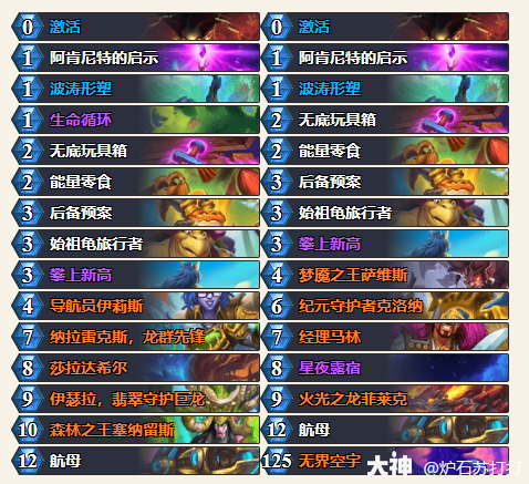 炉石传说穿越时间流大哥德卡组代码分享1