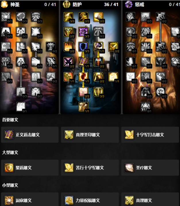 魔兽世界ctm怀旧服前夕圣骑士天赋加点推荐1