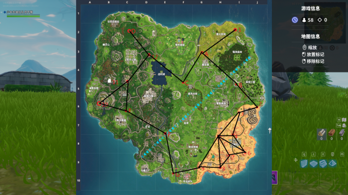 《堡垒之夜》时空裂缝打野法思路4