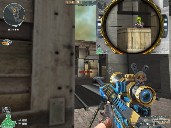 《CF》供电所地图狙击架点教学5