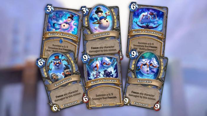 《炉石传说》堆塑雪人卡牌图鉴2