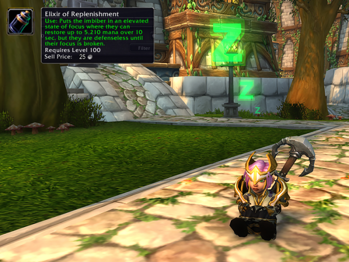 《魔兽世界》炼金药水效果演示5