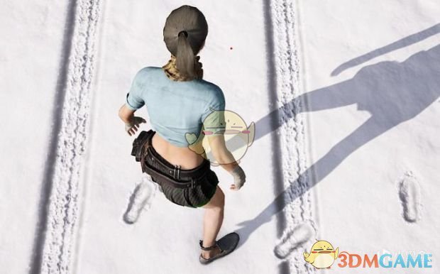 《绝地求生》雪地地图隐藏脚印方法17