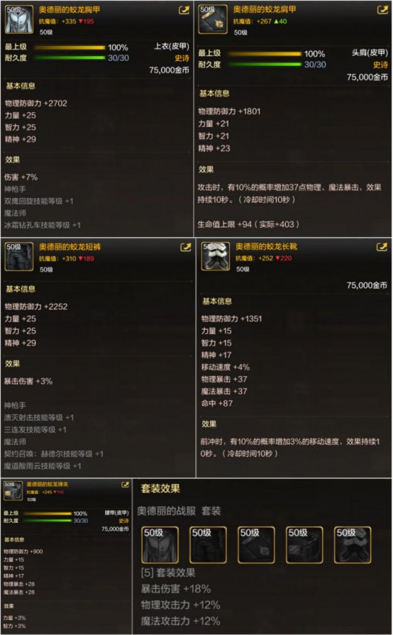 DNF手游漫游毕业装备选择1