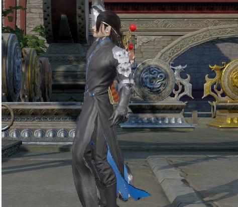 《剑三》重置唐门男新待机动作特效1