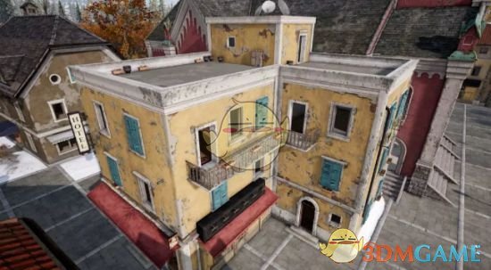 《绝地求生》雪地地图凛冬城跑酷攻略2