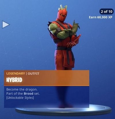 《堡垒之夜》忍者龙皮肤一览4