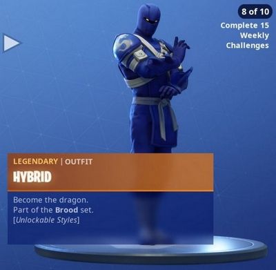 《堡垒之夜》忍者龙皮肤一览10