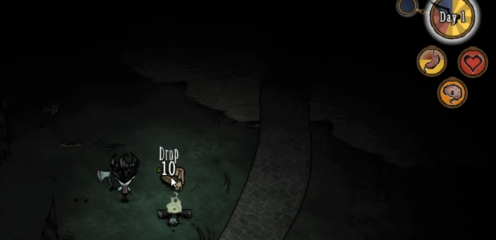 饥荒怎么活过第一个晚上1