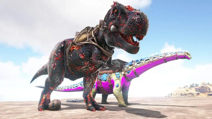 方舟生存进化泰坦龙怎么驯服3