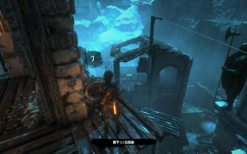 古墓丽影刚开始怎么逃出山洞3