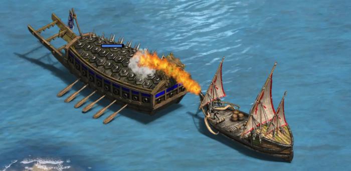 帝国时代2喷火船怕什么1