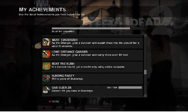 求生之路2全成就解锁方法是什么1