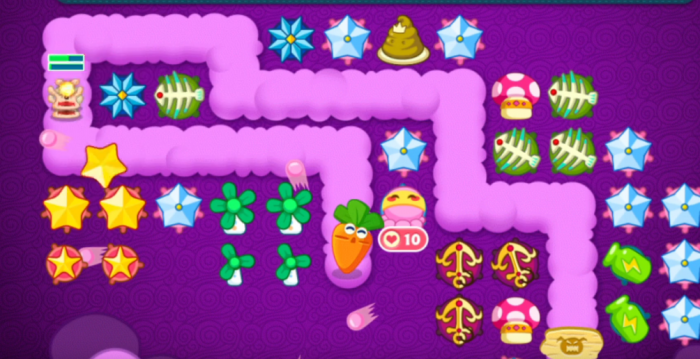 保卫萝卜挑战模式第17关怎么过2