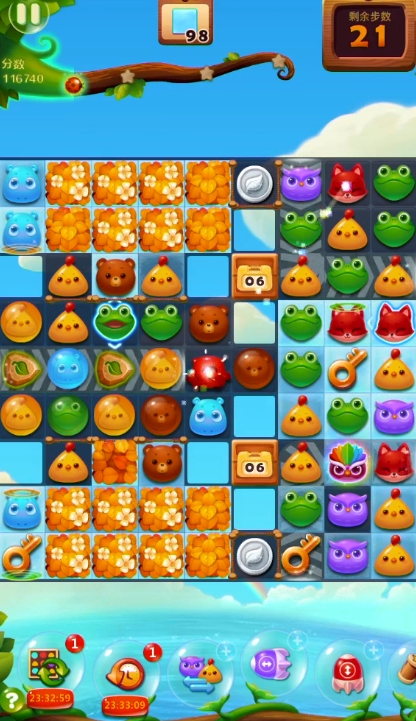 开心消消乐1910关怎么通关2