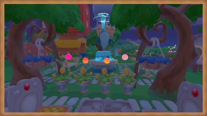 摩尔庄园邻居院子怎么悬空2