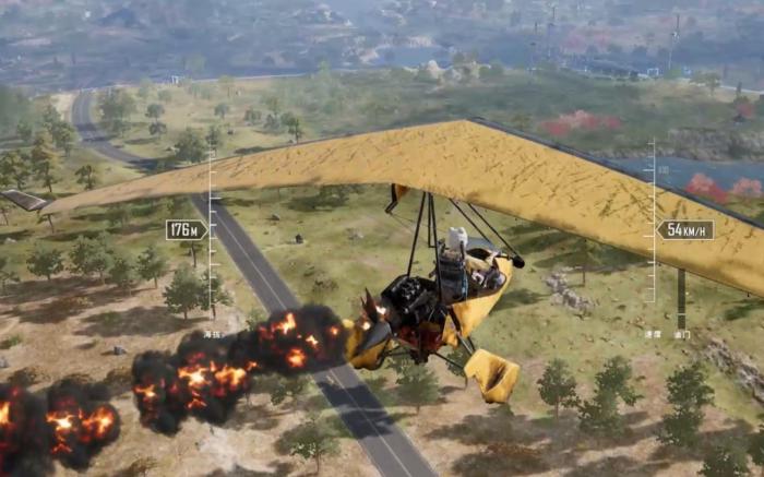 绝地求生里的战斗机在哪里1