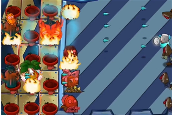 植物大战僵尸杂交版英雄模式爆炸装置怎么过3