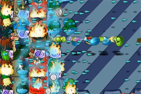 植物大战僵尸杂交版英雄模式爆炸装置怎么过7