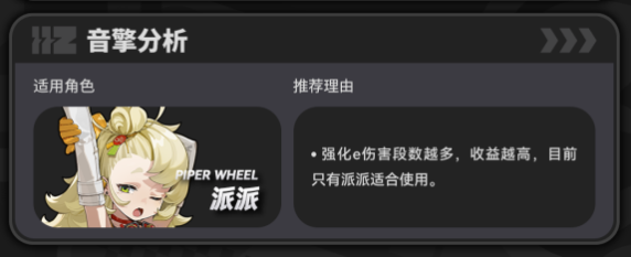 绝区零派派专武要不要抽2