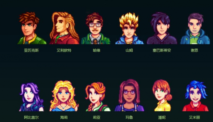 星露谷物语可以结婚的女性有哪些1