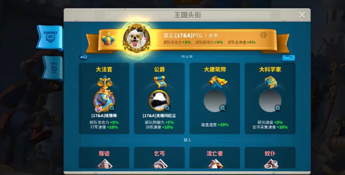 万国觉醒头衔有什么加成2