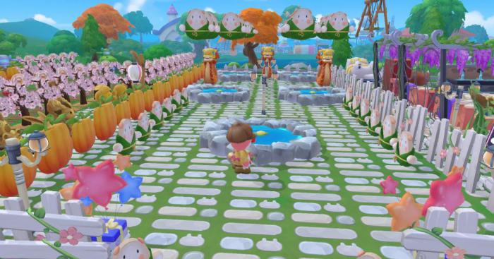 摩尔庄园景观水池是否能合并3