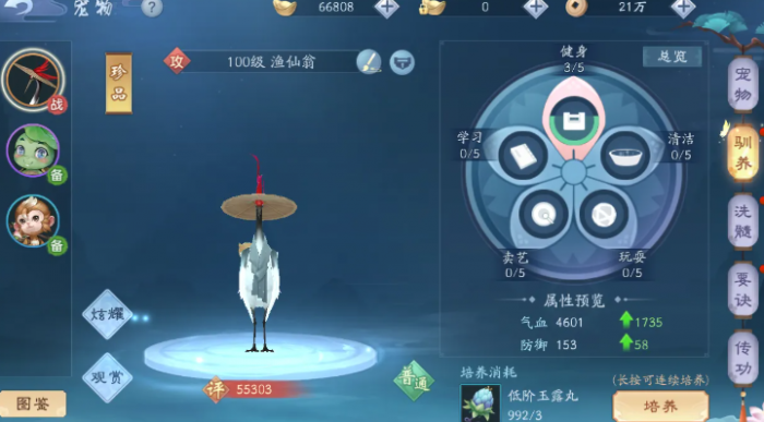 新笑傲江湖选哪个宠物2