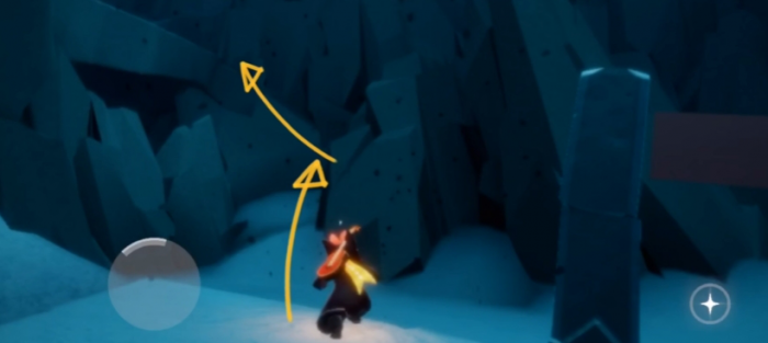 光遇暴风眼小金人走廊怎么飞1