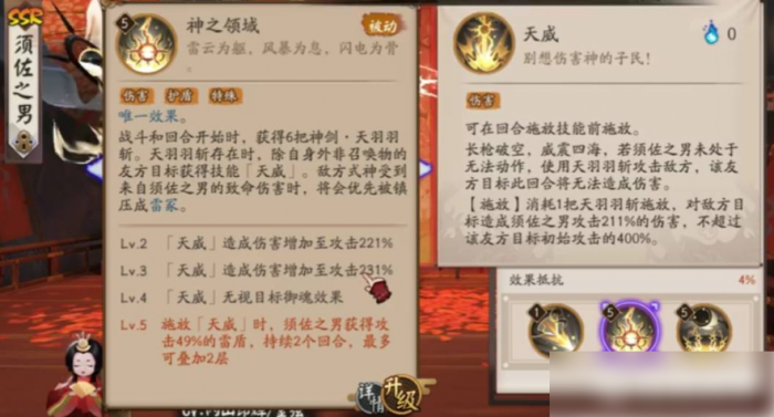 阴阳师须佐之男技能要升满吗4