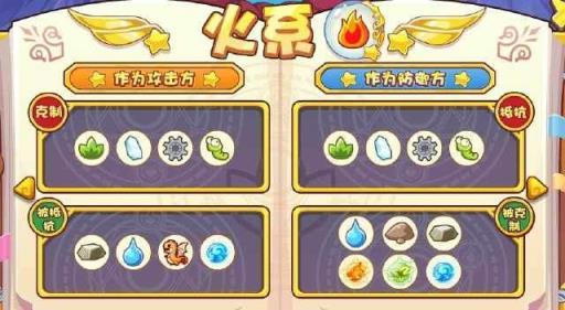 洛克王国中火属性不克制哪个属性?1