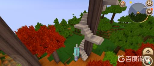 迷你世界旋转楼梯怎么做?6