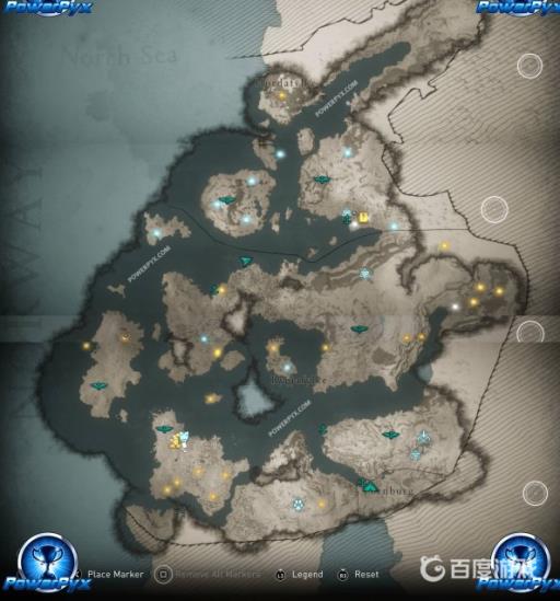 全图鸟瞰点位置分别在哪?3