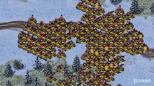 红警怎么让小兵全部坐下?1