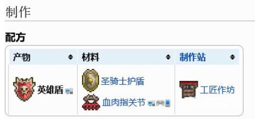 泰拉瑞亚英雄盾怎么做?2