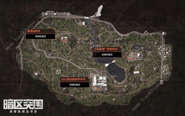 暗区突围空投罐分布图1