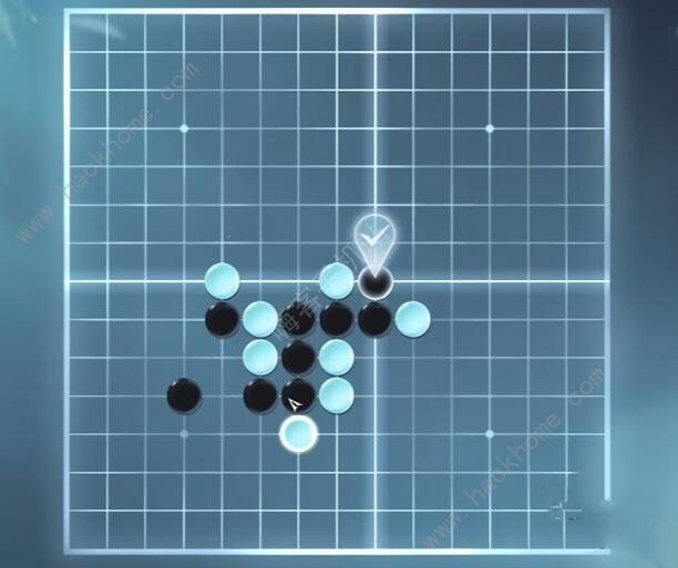 逆水寒手游五子棋残局十三攻略4