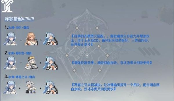 深空之眼平民队伍冰渊搭配攻略2