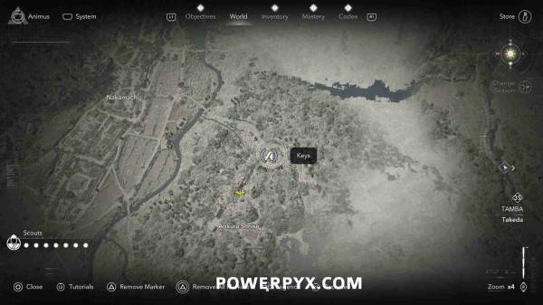 刺客信条影钥匙收集攻略70