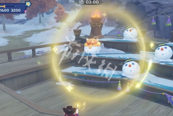 原神炽魂斗士的雪界之旅飞玉趣掷第1关攻略4