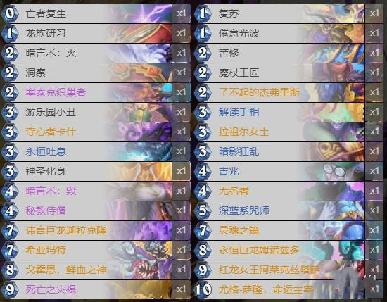 炉石传说暗月马戏团宇宙牧怎么组1