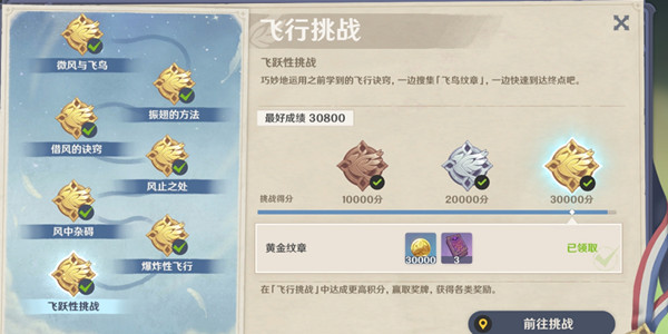 原神飞跃性挑战任务通关攻略1