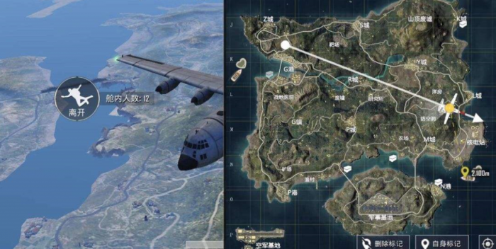 和平精英海岛图怎么更好选择跳点1