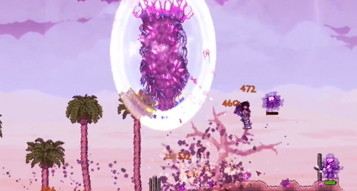 泰拉瑞亚四柱用什么打2